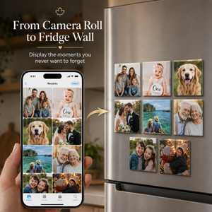 From Camera roll to fridge wall