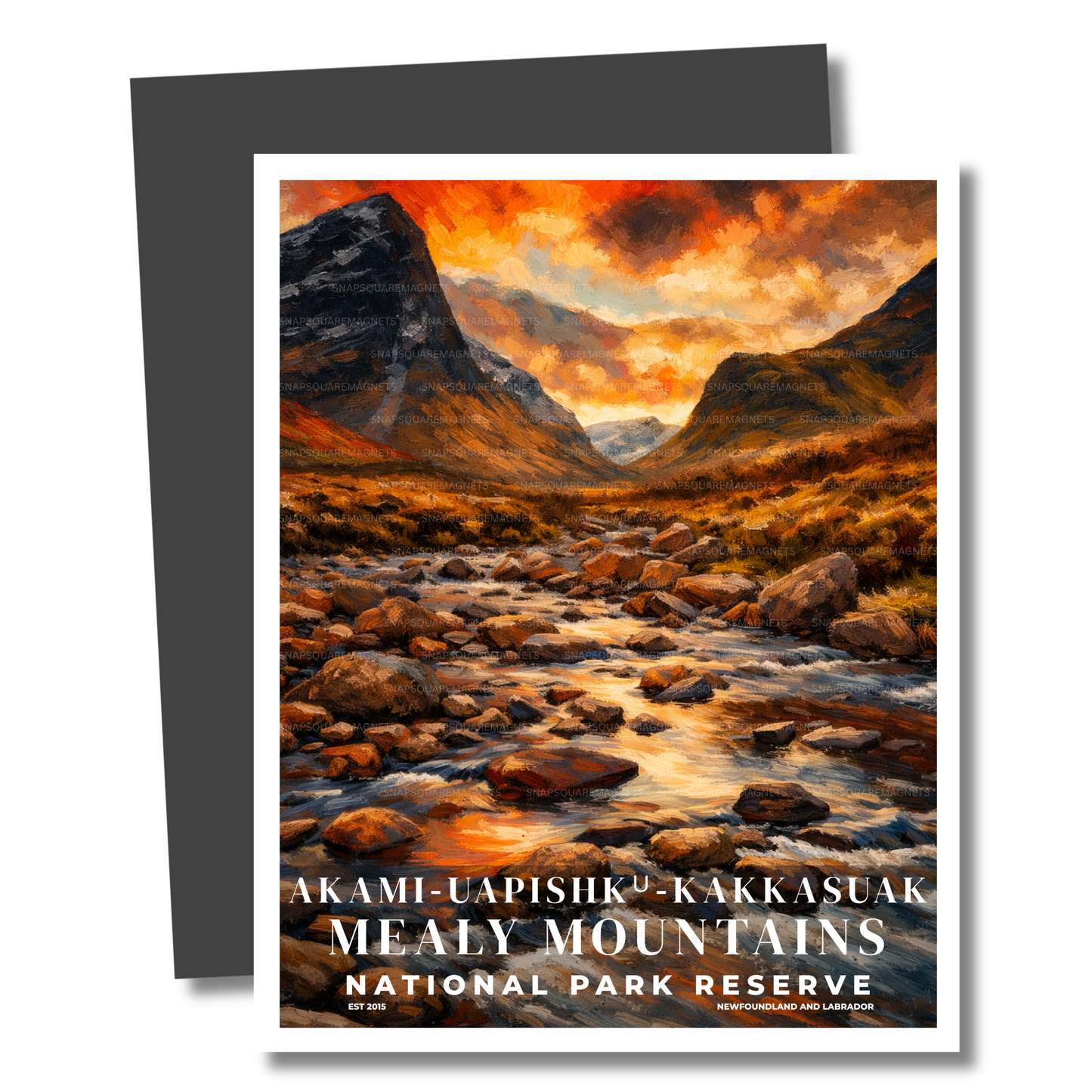 Mealy Mountains Magnet