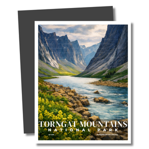 Magnet of Tornvatn Mountains National Park with a scenic view of mountains and a lake.