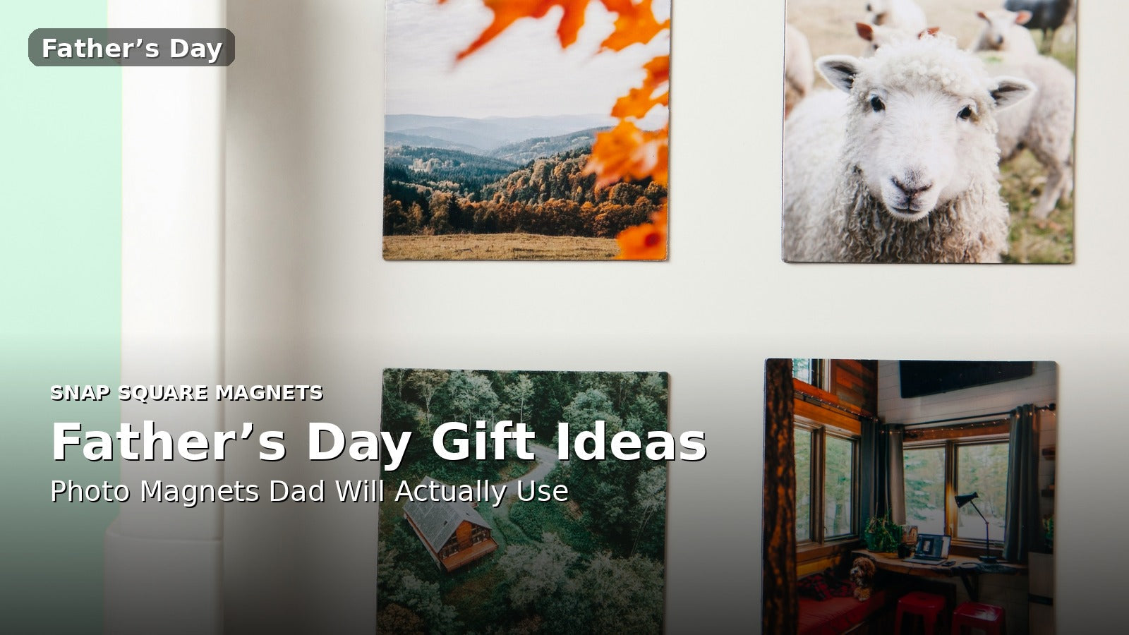 Best Dad Gift (That He’ll Actually Use): Custom Photo Magnets in a Set