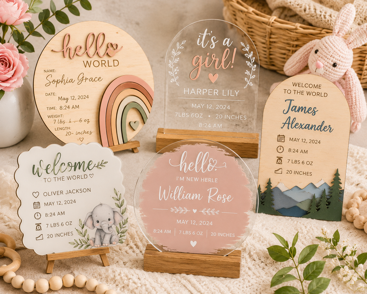 Birth Announcement Signs