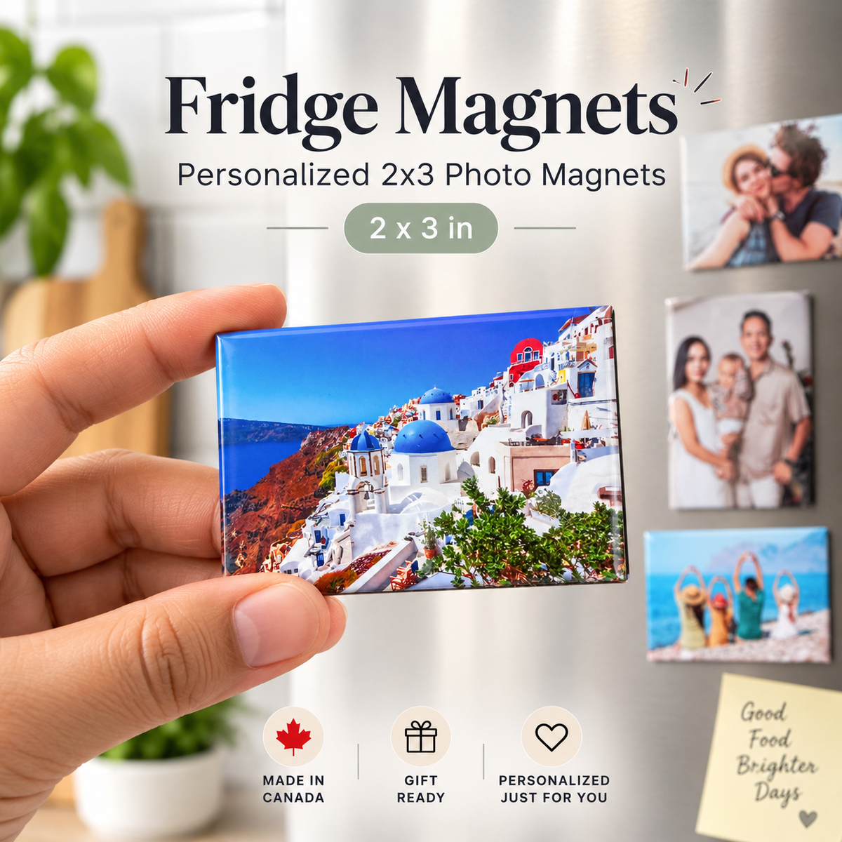 Custom 2x3 Photo Magnets – Personalized Fridge Magnets