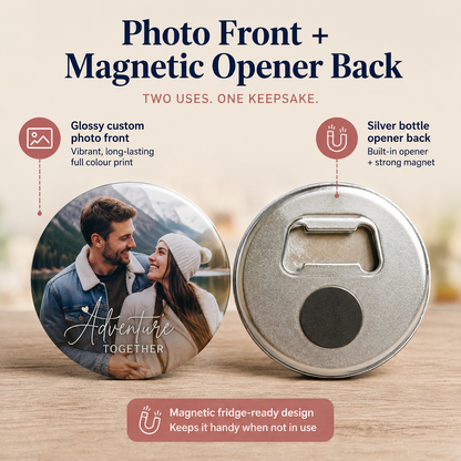 Custom Magnetic Bottle Openers Canada | Personalized 2.5 Inch Bottle Openers