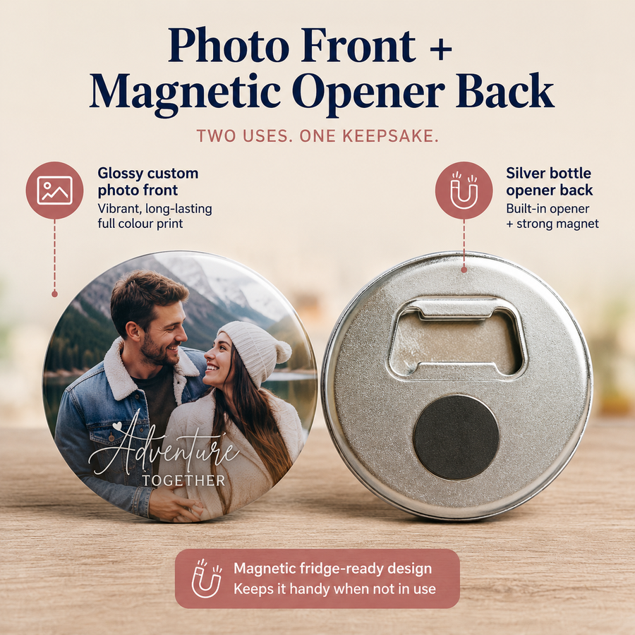 Custom Magnetic Bottle Openers Canada | Personalized 2.25 Inch Bottle Openers