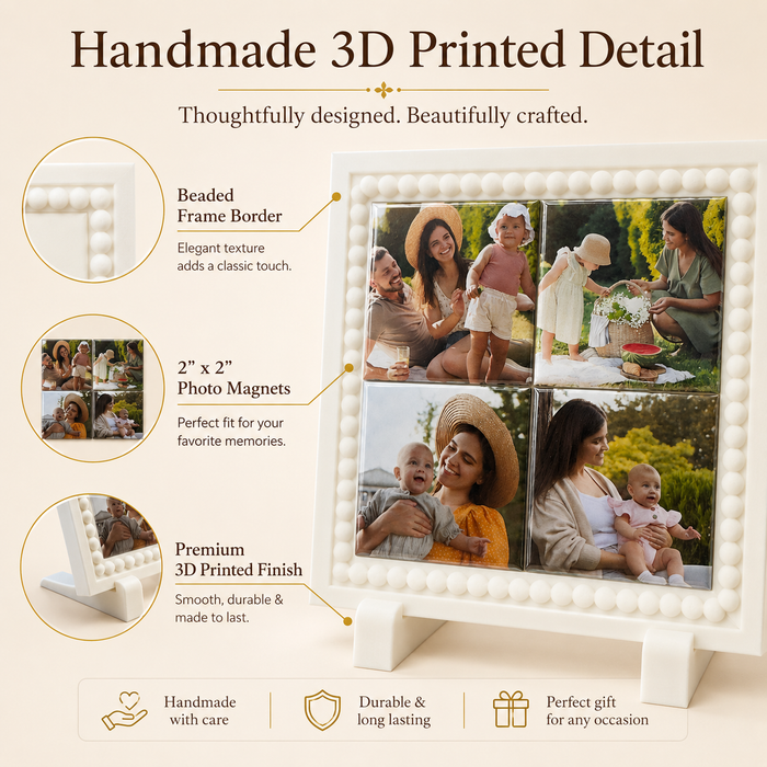 2x2 Magnetic Photo Frame for 2-Inch Square Photo Magnets