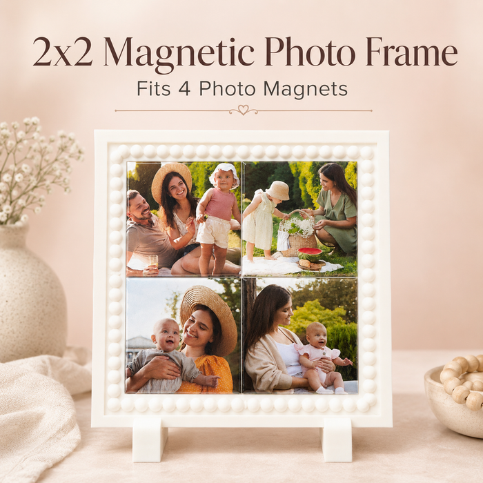 2x2 Magnetic Photo Frame for 2-Inch Square Photo Magnets