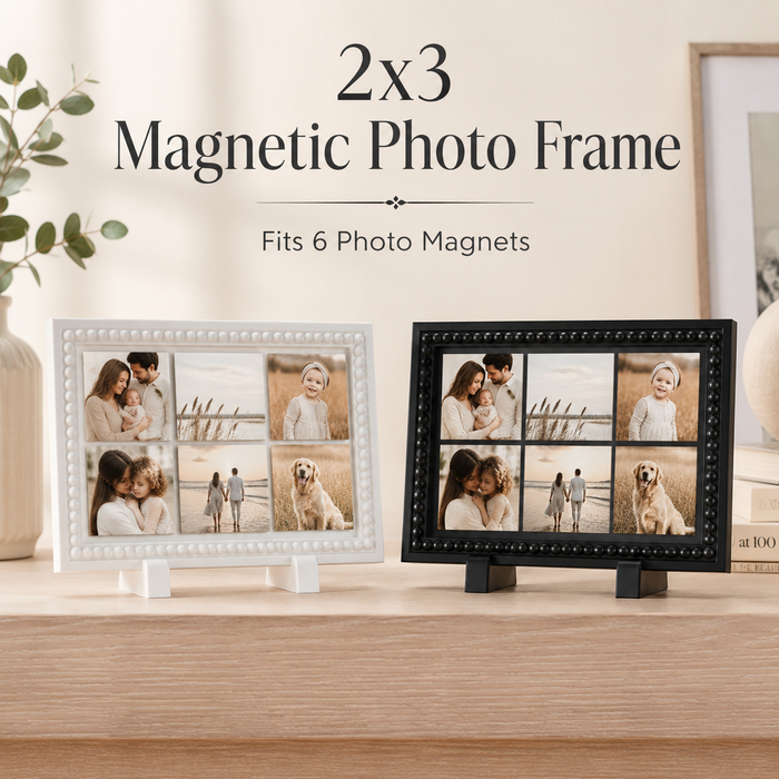 2x3 Magnetic Photo Frame for 2-Inch Square Photo Magnets