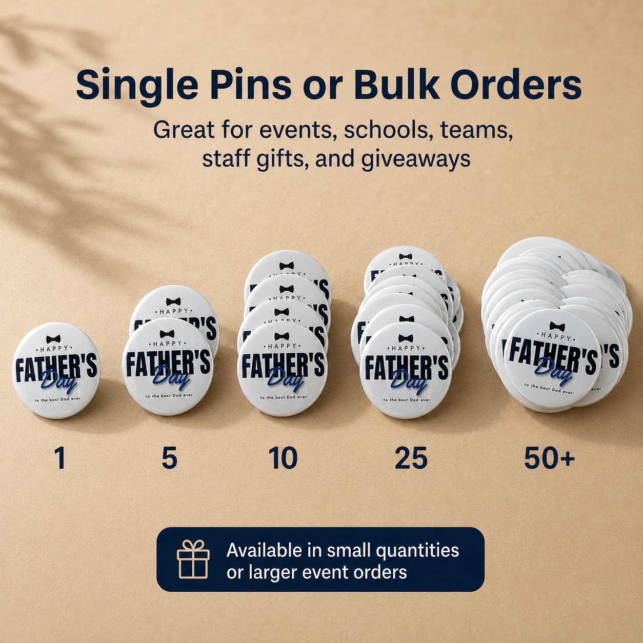 Custom Pin Buttons Canada | Personalized 2.5 Inch Photo Pins