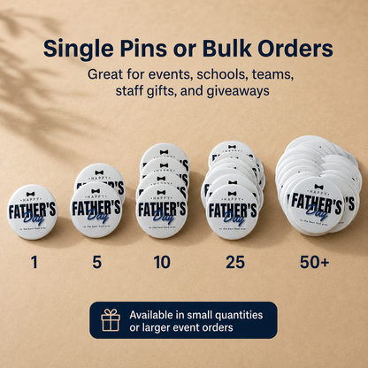 Custom Pin Buttons Canada | Personalized 2.5 Inch Photo Pins