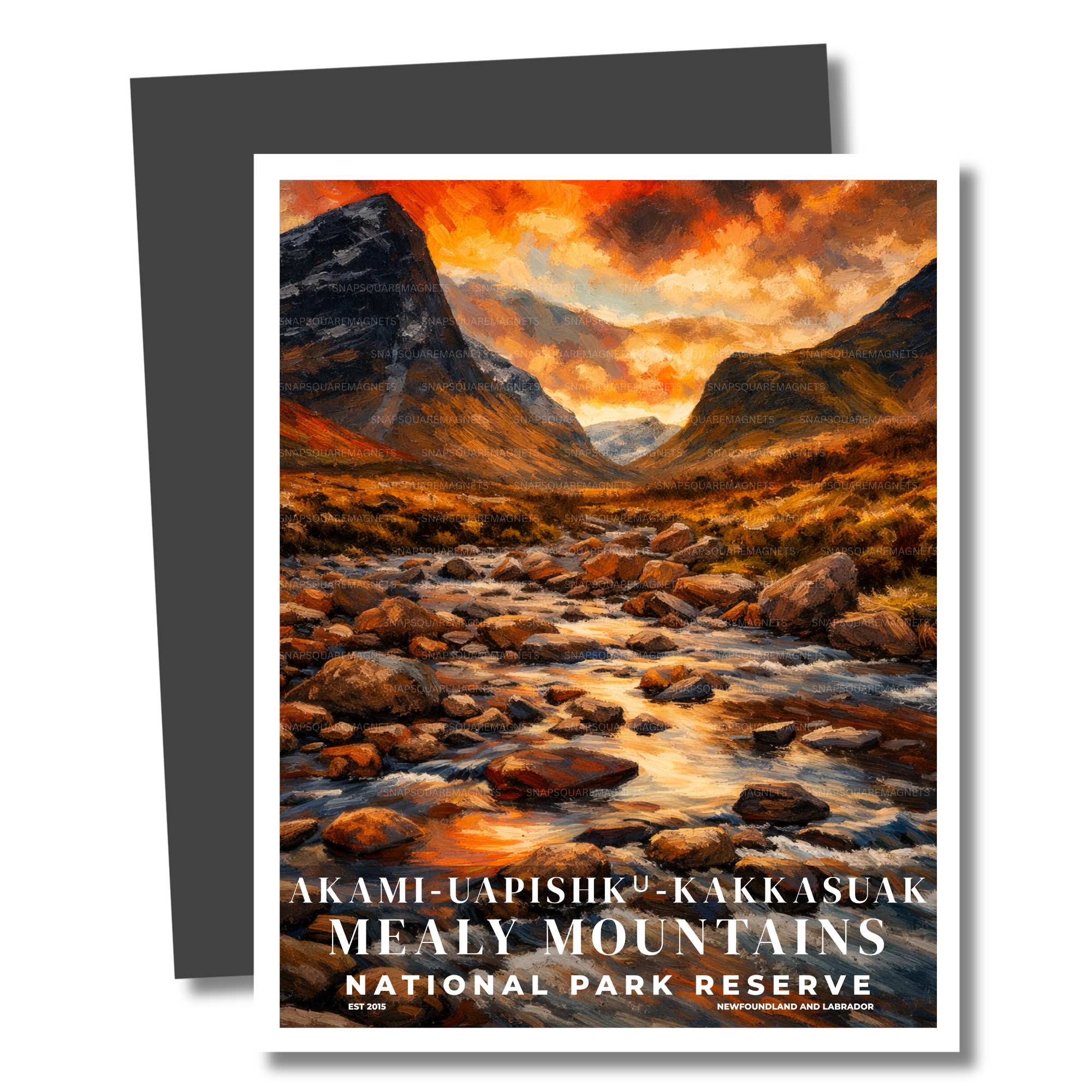 Mealy Mountains Magnet