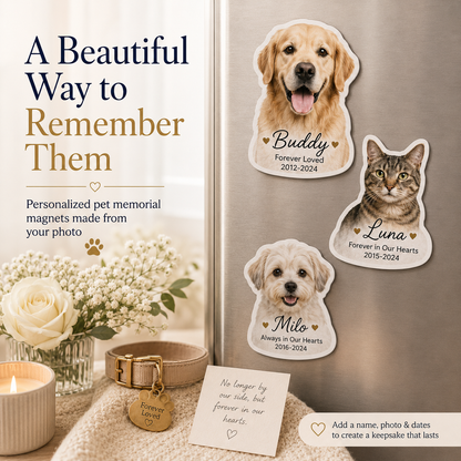 Custom Die-Cut Photo Magnets – Personalized Shape, Made in Canada