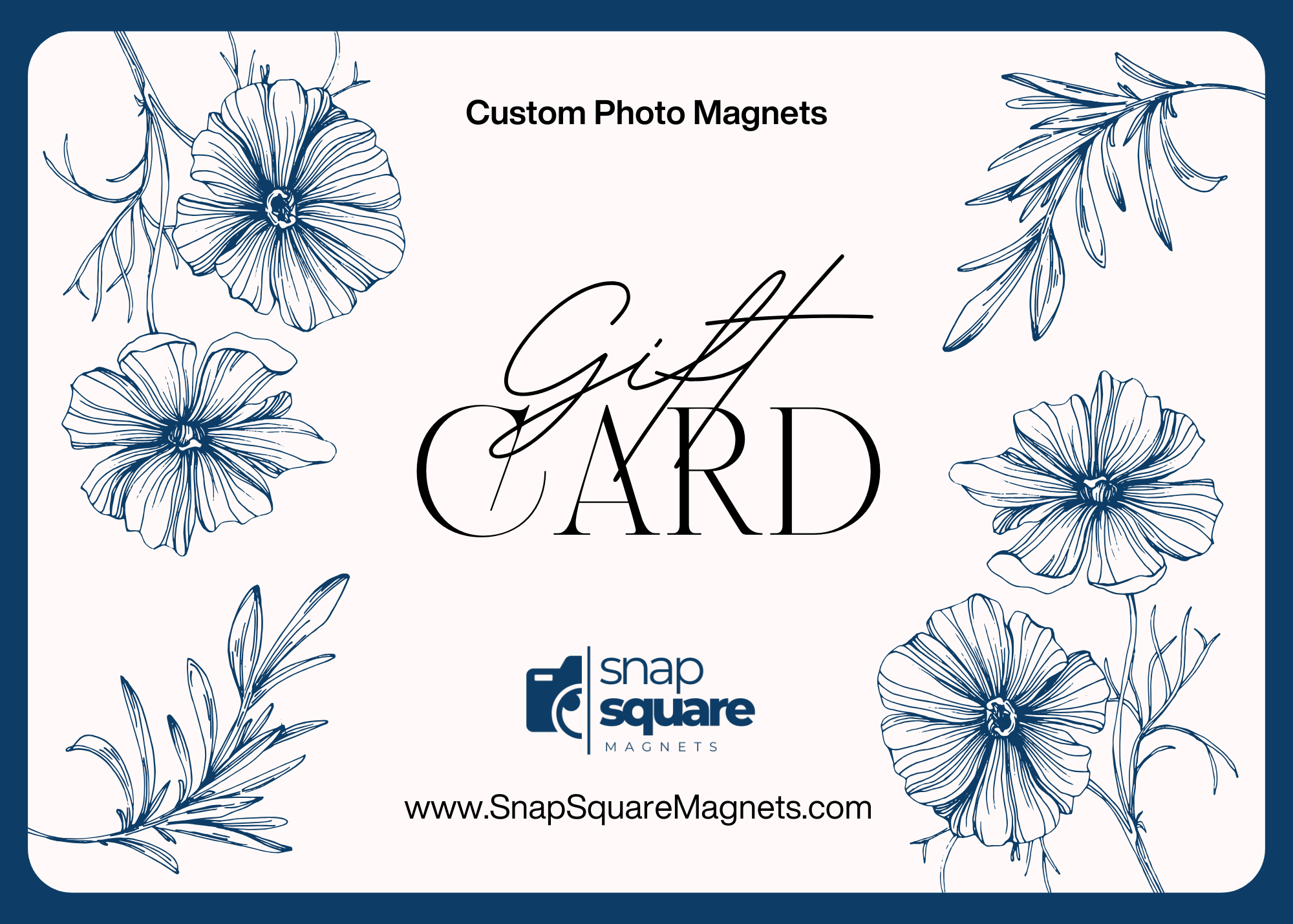 SnapSquare Magnets Gift Card | Personalized Photo Magnet Gift
